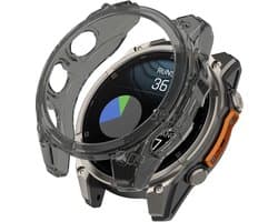 Stravo Soft Case Sport Hoesje voor Garmin Fenix 8S (43MM) / Fenix 8S Solar (43MM) – TPU Materiaal Bescherming – TPU Case Protectie en Beschermhoes voor Garmin Smartwatches (Zwart)