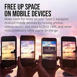 256GB USB 3.2 Type-C Dual Flash Drive - Perfect voor Android en Computers - Snelle Externe Opslag voor Foto's, Video's en Meer — thumbnail 4