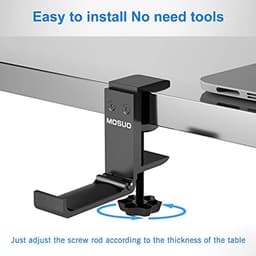 Verstelbare Gaming Hoofdtelefoonhouder - Universele Aluminium Standaard voor Hoofdtelefoons — thumbnail 3