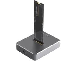 M.2 SSD Docking Station - NVME - Max. 2TB - USB 3.0 - 10Gbps - SD02A - Geschikt voor NVME M.2 SSD
