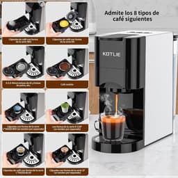 Capsule Koffiezetapparaat - Eenkopsmachine Espresso - Thuis Koffie Zetten - 4-in-1 Functionaliteit - 800 ml Tank - Zwart — thumbnail 3