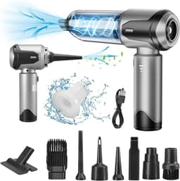 Fokelyi Kruimeldief Snoerloos-Handstofzuiger-16000 Pa zuigkracht-9 Opzetstukken-Air Duster-100W-Kruimelzuiger-Zuigen & Blazen-Valentijn cadeau — thumbnail 1