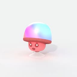 MOB Mega Mushroom Lichtgevende Luidspreker - Rood — thumbnail 1