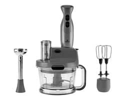 Karaca Pro-Multimax - Keukenrobot – 2000 W – Grijs – Multifunctionele Foodprocessor