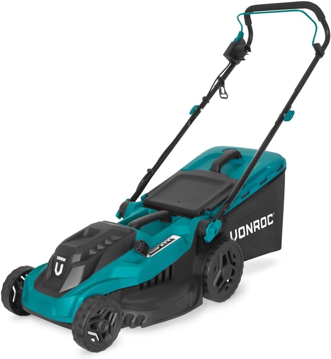 Grasmaaier 1600W - 38 cm maaibreedte - Vijf instelbare maaihoogtes: 25/40/50/60/70 mm — afbeelding 1