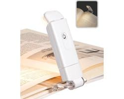 Leeslamp met Klem en Oplaadbare USB - Perfect voor Lezen in Bed, Met 2 Helderheidsinstellingen