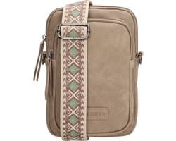 Beagles Malaga Crossbody Telefoontasje - Trendy Schouderband - Premium Leatherlook