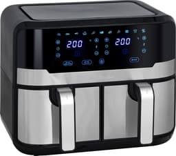 Heinrich's HFR 8214 - Dubbele airfryer - heteluchtfriteuse - 2 x 4.5 liter — thumbnail 7
