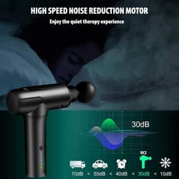 Massagepistool, spiermassage apparaat, diep massageapparaat, met 6 snelheden, pistool voor fascia, met led-laadindicator, elektrisch handmassage-apparaat — thumbnail 4