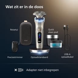 PHILIPS Shaver i9000 Prestige Ultra Wet&Dry  XP9403/31 Scheerapparaat Zilver — thumbnail 4
