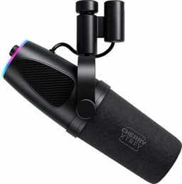 CHERRY XTRFY Ngale X - Microfoon - USB & XLR - Dynamisch - RGB - 2m Kabel - Zwart — thumbnail 1