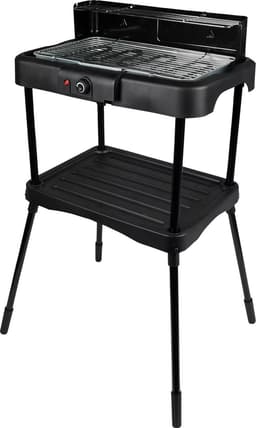 Benson Elektrische 2-in-1 BBQ - Binnen en buiten - Traploze thermostaat - Windscherm - 39x23 cm — thumbnail 1
