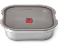 Black+Blum RVS Lunchbox - Geschikt voor Magnetron - Vierkant - 1.1 Ltr