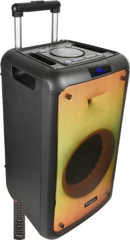Ibiza - STREET-WAVE - Draagbare 8"/400W batterijluidspreker met Bluetooth, USB en microSD - WAVE LED-effect en draadloze TWS-verbinding - Zwart — thumbnail 3
