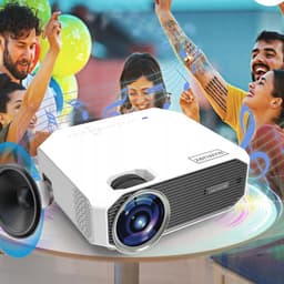 Mini Bemaer Zenwire E450S - Beamer - Mini Projector Full HD WiFi 2.4/5 Ghz Bluetooth 5.0 - 4500lm / 1500:1 / 36-150" - Focus / Keystone +/- 15­° / 360 functie — thumbnail 5