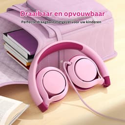 CRLYN® Koptelefoon Kinderen met Draad - Gaming Headset - Roze — thumbnail 5