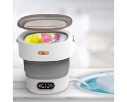 24W 12L Was-droogcombinatie Mini Wasmachine - met 3 standen - Wasmachine + afvoerbuis + afvoermand - geschikt voor babykleding, ondergoed, handdoeken, sokken en klein speelgoed
