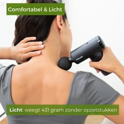 Beurer MG 89 CompactPower Professionele Massage Gun – Diepe Spiermassage – 10 mm Slagdiepte – 5 Snelheden – 3 Opzetstukken – USB-C – Stil – Spierherstel & Ontspanning – 3 Jaar Garantie — thumbnail 3