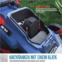 Accugrasmaaier 18V met Borstelloze Motor - Onderhoudsvrij en Ergonomisch — thumbnail 4