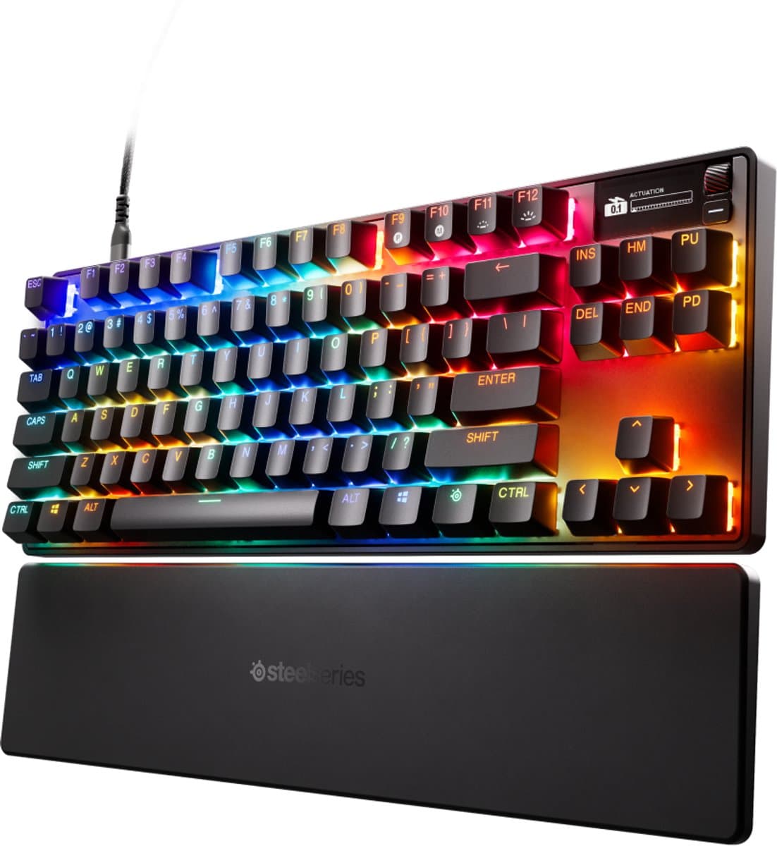 SteelSeries Apex Pro TKL Gen 3 - Mechanisch Gaming Keyboard - US Qwerty- Rapid Trigger, Rapid Tap, Protection Mode — afbeelding 1