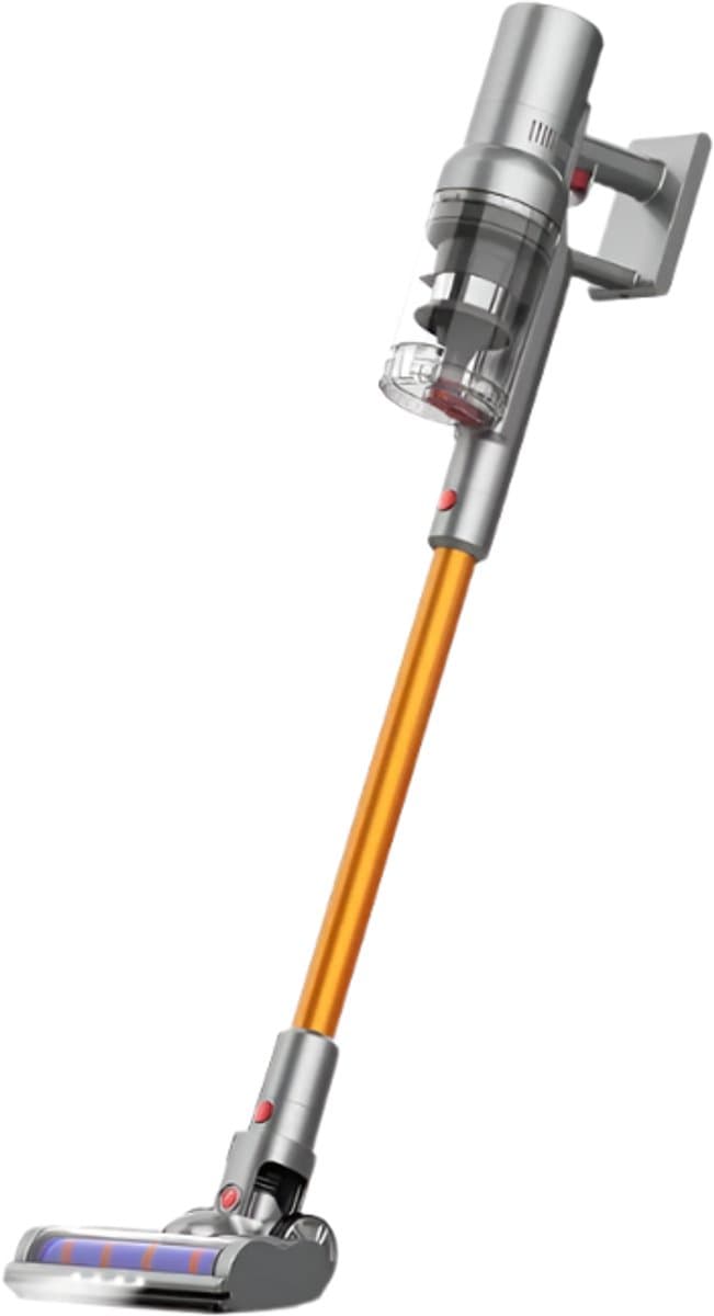 Handstofzuiger met Steel - Draadloze Steelstofzuiger - Draadloze stofzuiger - 27000PA - 240V - Gouden - Afneembare Kruimelzuiger - Zakloze stofzuiger — afbeelding 1