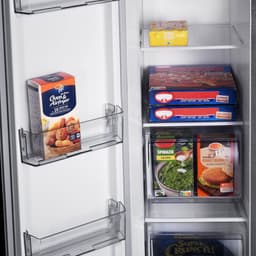 Inventum SKV0180B No Frost energiezuinige Amerikaanse koelkast - 532 liter - Digitaal display - Superkoelen - Supervriezen - Deuralarm - 2 deuren - Zwart — thumbnail 11