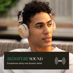 House of Marley Positive Vibration Riddim Bluetooth Koptelefoon - Hoofdtelefoon met Kabel - Draadloos - Met Microfoon - 50 uur batterij - Quickcharge - Cream — thumbnail 5