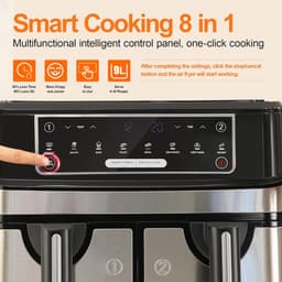 Dubbele Airfryer - Dubbele Mand - Dual Cook - Heteluchtfriteuse — thumbnail 5