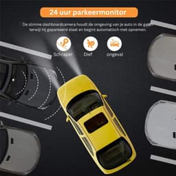 White-label® Dashcam voor Auto - Dualdashcam Voor en Achter - Full HD - Zwart — thumbnail 5