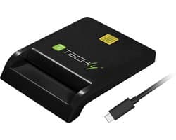 Techly Compact SmartCard eID Kaartlezer USB-C