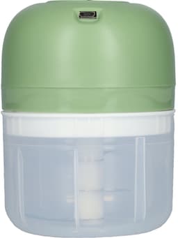 Keukenmachine - Elektrisch keukengerei - Compacte foodprocessor - Ideaal voor in de keuken - Draagbaar - Draadloos - Lichtgewicht - USB-C oplaadbaar - 5 Watt - Groen — thumbnail 2