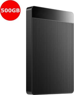 Draagbare Harde Schijf Extern PS5 500GB - Dunne Externe Harde Schijf Geschikt Voor PS5/PS4/PC - PS5 Opslag 2.5 Inch Zwart — thumbnail 1