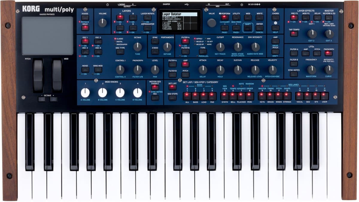 Korg Multi/Poly - Synthesizer - zwart — afbeelding 1