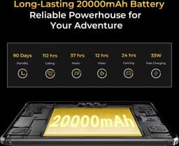 Tablet Oukitel RT8-OE/OL 11" MediaTek Helio G99 6 GB RAM 256 GB Oranje — thumbnail 3