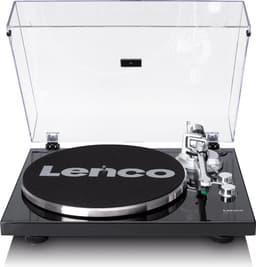 Lenco Platenspeler met Bluetooth - Metalen draaiplateau toonarm en contragewicht - Lenco Expertise lijn - LBT-215BK - Piano Black — thumbnail 1