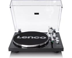 Lenco Platenspeler met Bluetooth - Metalen draaiplateau toonarm en contragewicht - Lenco Expertise lijn - LBT-215BK - Piano Black
