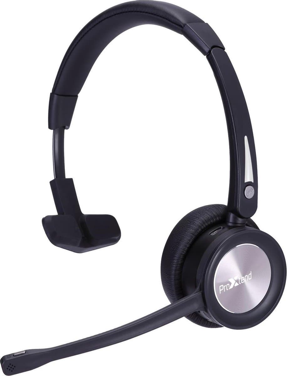 ProXtend Sonnet Headset Draadloos Hoofdband Oproepen/muziek Micro-USB Bluetooth Oplaadhouder Zwart — afbeelding 1
