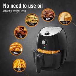 Aigostar Hayden Pro 30IBO - Hetelucht Friteuse - Zwart — thumbnail 3