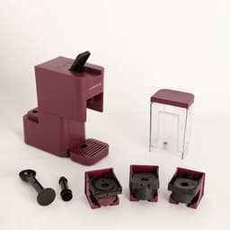 CREATE - Multi-capsule espressomachine en gemalen koffie - Bordeauxrood - THERA STUDIO — thumbnail 5