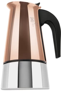 Mokapot voor inductie, 9 kopjes, Rosegold Metallic Line — thumbnail 1