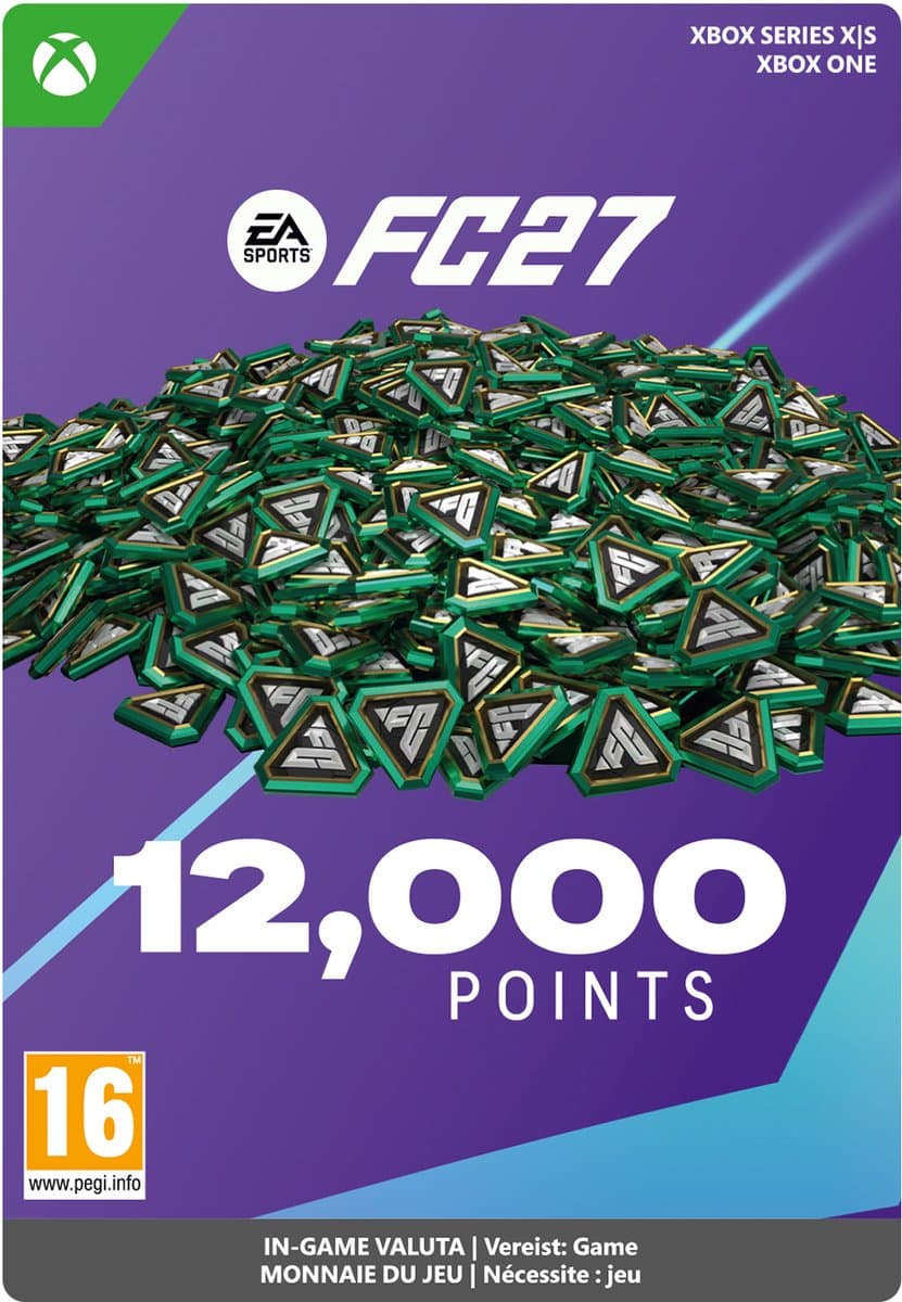 EA Sports FC 27: 12.000 FC Points - Xbox Series X|S/Xbox One - Currency - Niet beschikbaar in België — afbeelding 1