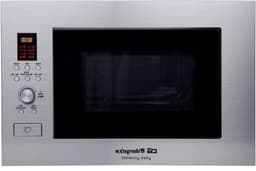 Inbouwmagnetron - Oven met grillfunctie - Voor het snel bereiden van maaltijden - Roestvrij staal - 23 liter - Zilver — thumbnail 2