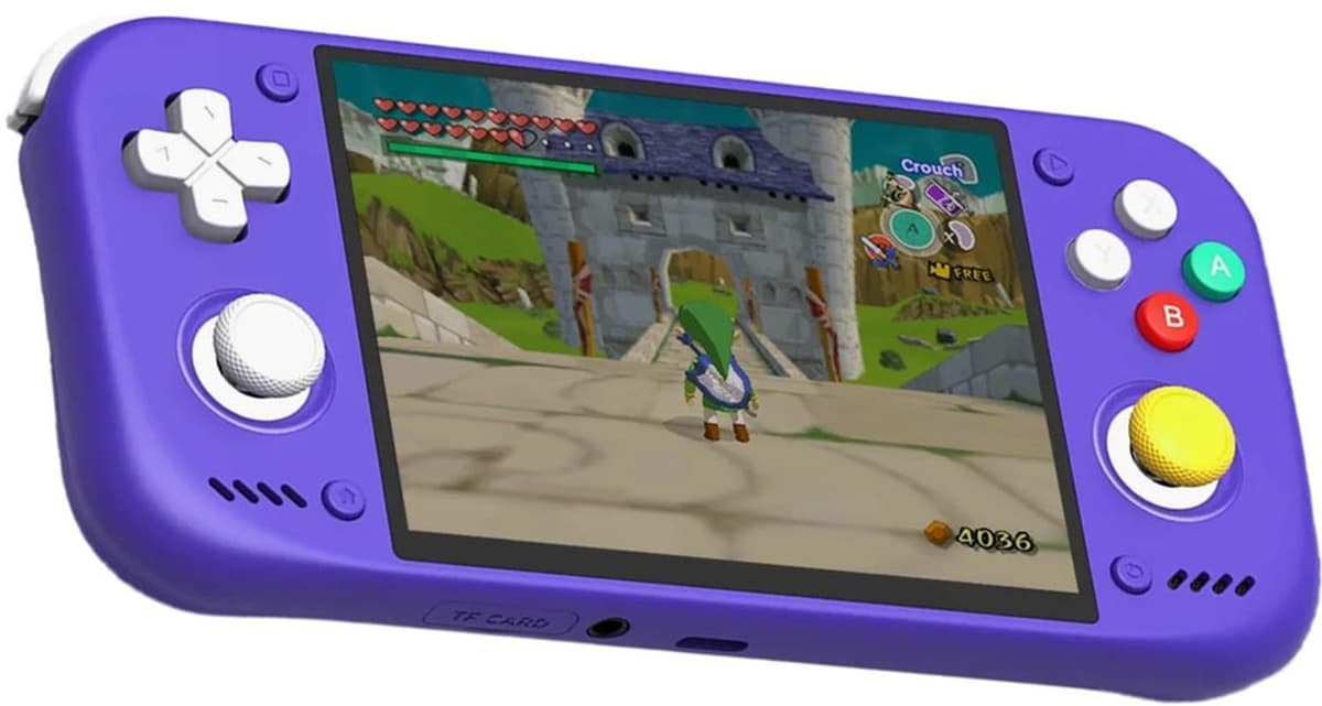 Handheld Gameconsole 8GB RAM - 128GB Opslag - 4,5 Inch AMOLED Scherm - Android 13 - Retro Gaming — afbeelding 1