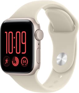 Apple Watch SE (3nd generation) OLED 40 mm Digitaal 324 x 394 Pixels Touchscreen Beige Wifi GPS — thumbnail 1