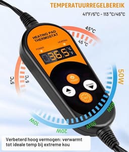Verwarmingsmatten Planten, 104x50cm, Thermostaat 5-45°C, Auto-Resume — thumbnail 5