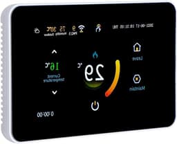 Slimme Thermostaat - Programmeerbare Thermostaat - Energie Besparen - App Bediening - 4.3 inch LCD - Wit — thumbnail 1