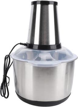 Keukenmachine - Voedselbereider - Eten Bereiden - Krachtige Koper Motor - 5L Kom - Zilver — thumbnail 4