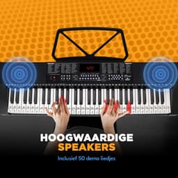 Finesse Keyboard Piano - Lichtgevende Toetsen - Accessoires - 61 Keys - Digitale Piano - Elektrische Piano - Kind — thumbnail 3