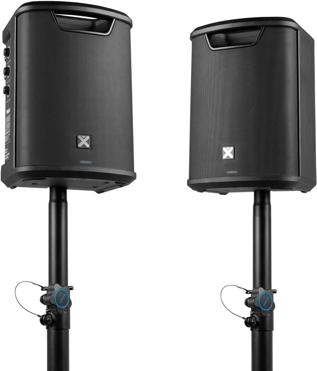 Vonyx PRO X1A PA systeem met standaards - draadloze speaker set - Bluetooth speakers - 500W — afbeelding 1