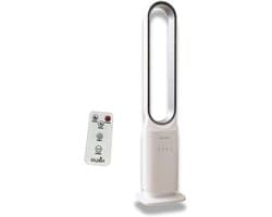 Bladloze Ventilator - Torenventilator Zuilventilator - Ruimte Verkoelen - Zonder Zichtbare Bladen - 12 x 23 x 90 cm - Wit